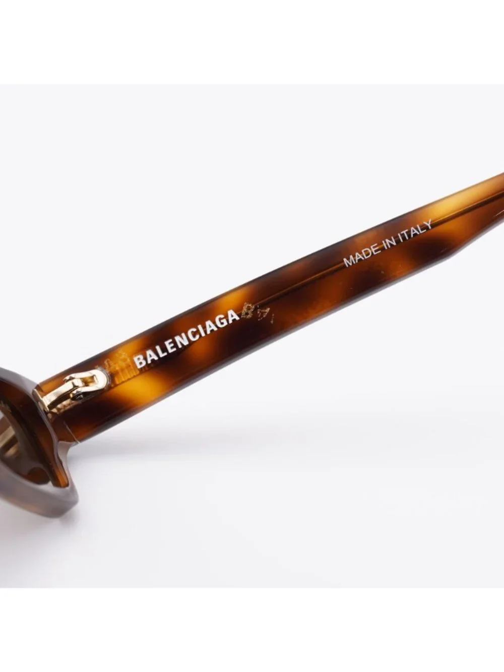Balenciaga BB0075S 002 Sunglasses Havana Rectangle Frame, Brown Lenses